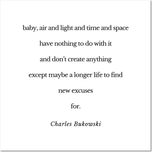 Bukowski Poem Posters and Art